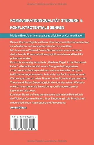 Cover: Kommunikationsqualität steigern & Konfliktpotentiale senken: Mit dem Energieerhaltungssatz zu effektiverer Kommunikation