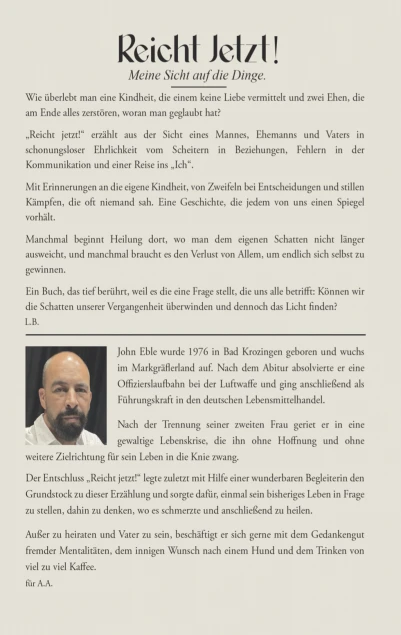 Cover: Reicht jetzt!