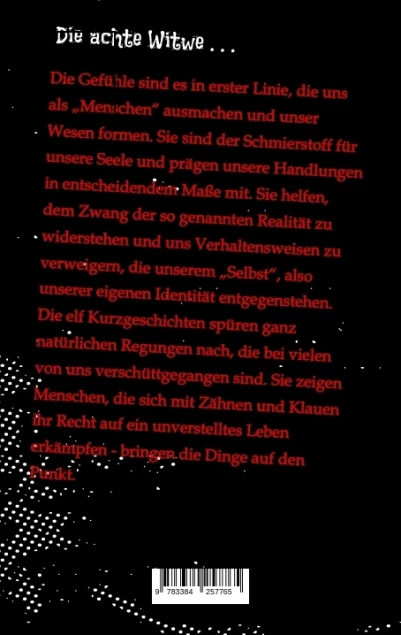 Cover: Die achte Witwe