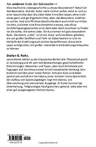 Cover: Am anderen Ende der Sehnsucht