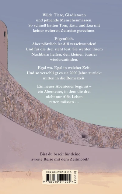 Cover: Das Zeitmobil – Verschwunden in der Römerzeit (Band 2)