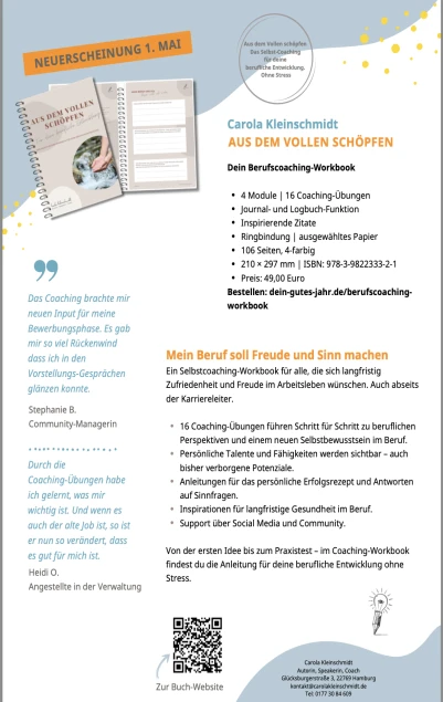 Cover: Aus dem Vollen schöpfen