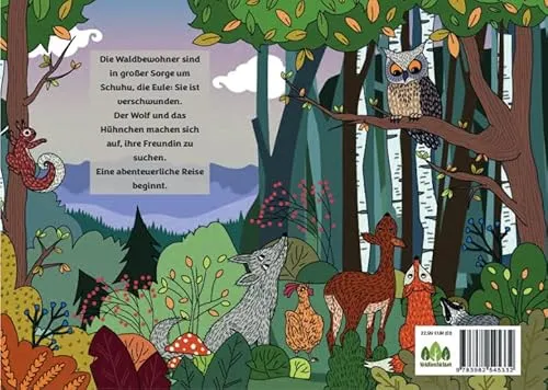 Cover: Der Wolf und das Hühnchen vermissen Schuhu