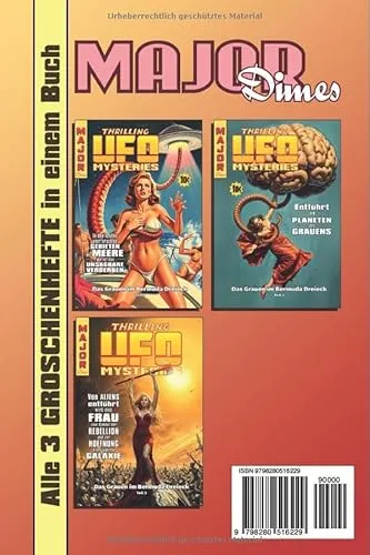 Cover: THRILLING UFO MYSTERIES Sammelband: Das Grauen im Bermuda Dreieck 1 (Major Dimes)