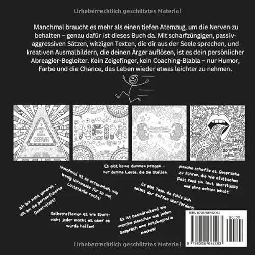 Cover: Manche Tage verdienen einfach einen Mittelfinger: Schwarzmalen mit Stil und Farbe