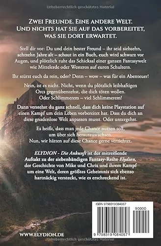 Cover: Elydion: Die Ankunft - Ein epischer Fantasyroman über Freundschaft, Abenteuer und Magie