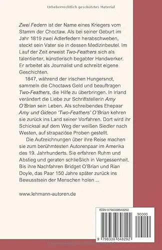 Cover: Zwei Federn: Eine Familiensaga - Trilogie - Indigene Schicksale (O'Brian-Familien-Trilogie, Band 1)