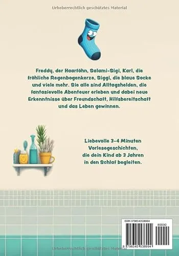 Cover: Gute-Nacht Abenteuer mit Alltagshelden: Liebevolle Vorlesegeschichten zum Einschlafen mit bezaubernden Illustrationen - Kinderbuch ab 3