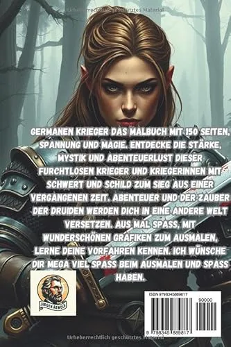 Cover: GERMANEN KRIEGER Malbuch: Jürgen Arnold