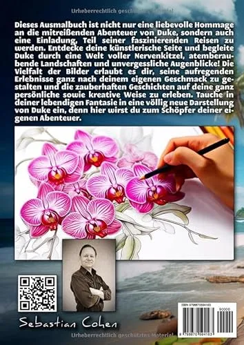 Cover: Duke - Das Ausmalbuch für Leseabenteurer: Lass deiner bunten Fantasie freien Lauf beim Ausmalen