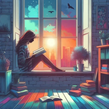 Logo: Ich lese – Bücher sind die Freiheit des Geistes