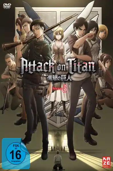 Attack on Titan - Staffel 3 - Gesamtausgabe - DVD Box (4 DVDs)