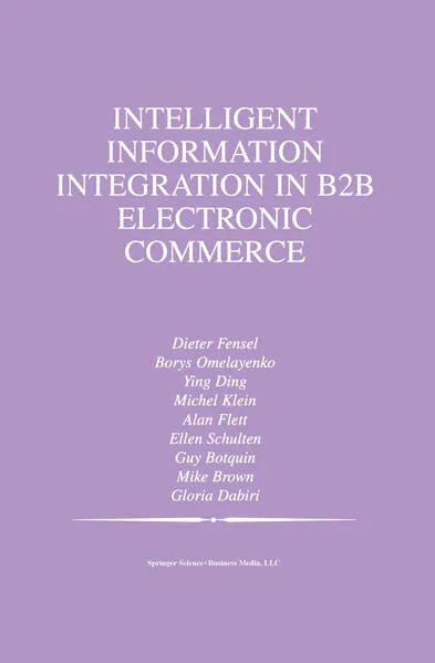 Cover: Intelligent Information Integration in B2B Electronic Commerce
