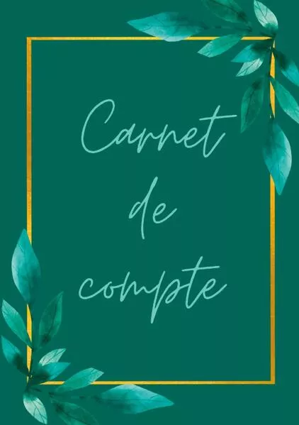 Carnet de compte à remplir