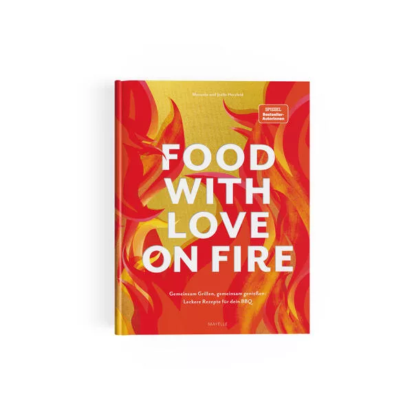 food with love on fire