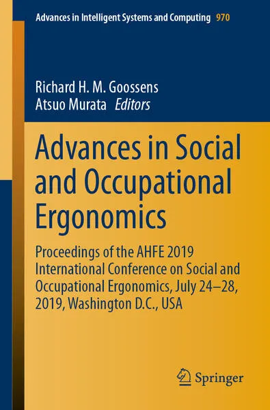 Cover: Advances in Social and Occupational Ergonomics