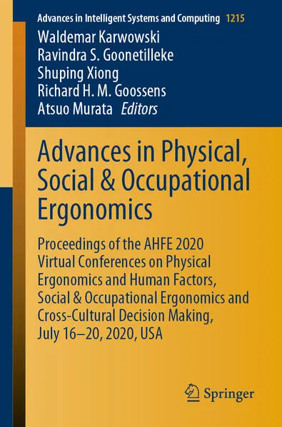 Cover: Advances in Physical, Social & Occupational Ergonomics