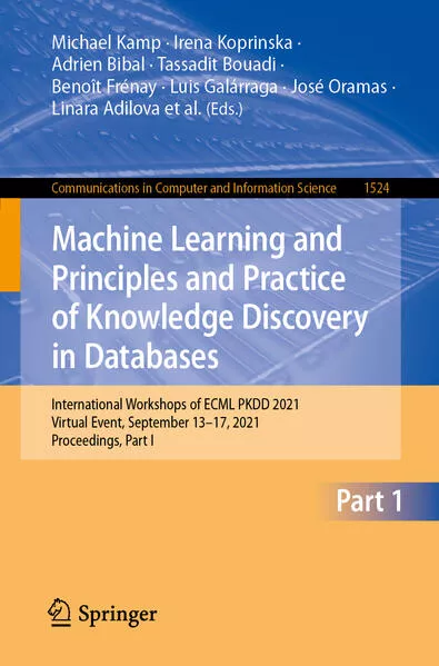 Cover: Machine Learning and Principles and Practice of Knowledge Discovery in Databases