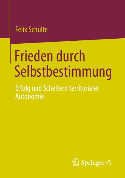 Cover: Frieden durch Selbstbestimmung