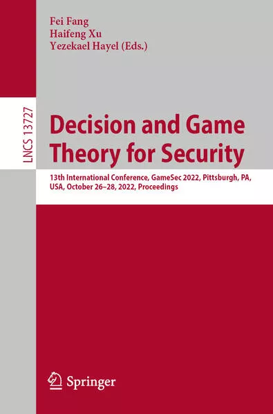 Decision and Game Theory for Security
