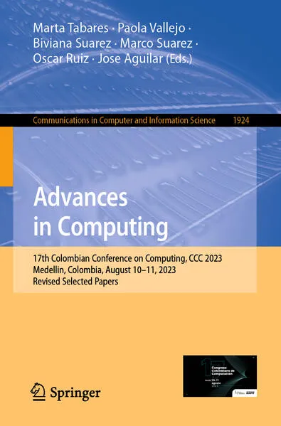 Cover: Advances in Computing