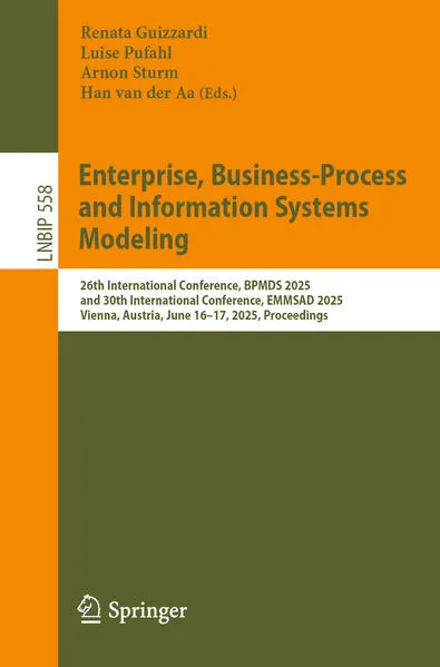 Cover: Enterprise, Business-Process and Information Systems Modeling