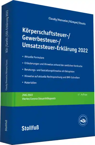 Körperschaftsteuer-, Gewerbesteuer-, Umsatzsteuer-Erklärung 2022