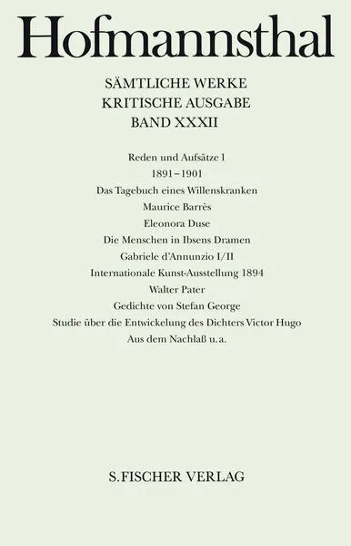 Reden und Aufsätze 1