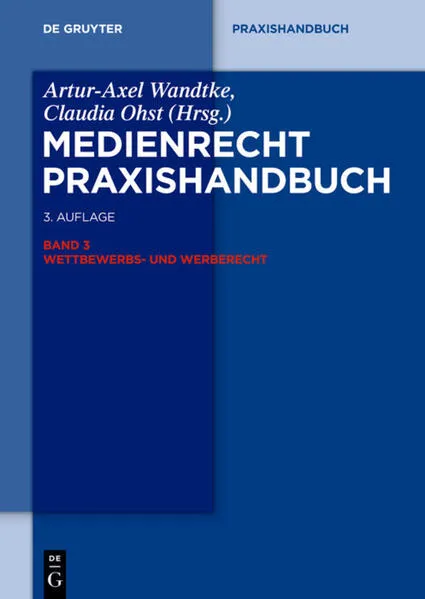Cover: Wettbewerbs- und Werberecht