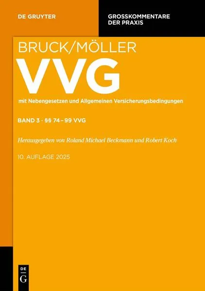 Cover: §§ 74-99 VVG