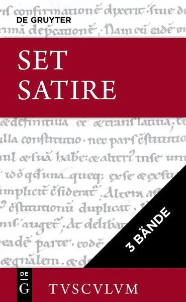 Cover: [Set Satire, 3 Bände, Tusculum]