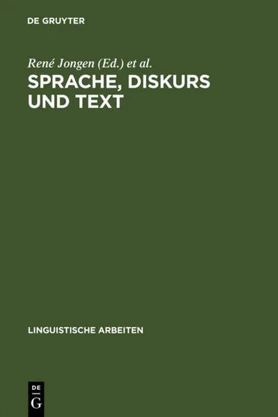 Cover: Sprache, Diskurs und Text