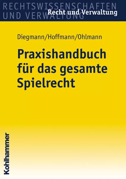 Cover: Praxishandbuch für das gesamte Spielrecht