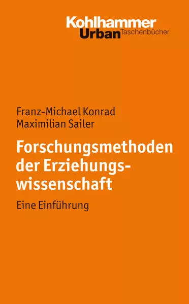 Cover: Forschungsmethoden der Erziehungswissenschaft