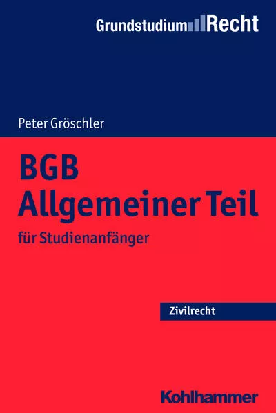 Cover: BGB Allgemeiner Teil