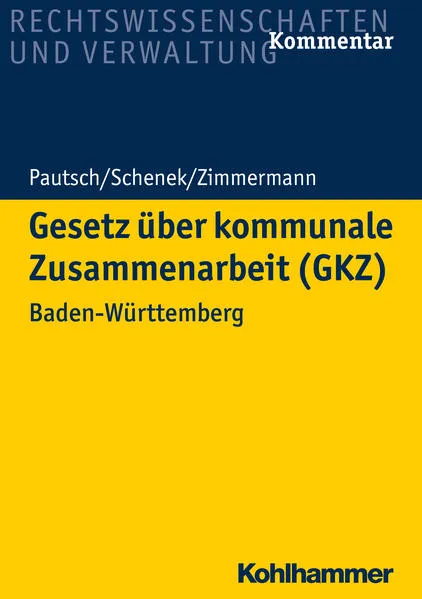 Cover: Gesetz über kommunale Zusammenarbeit (GKZ)