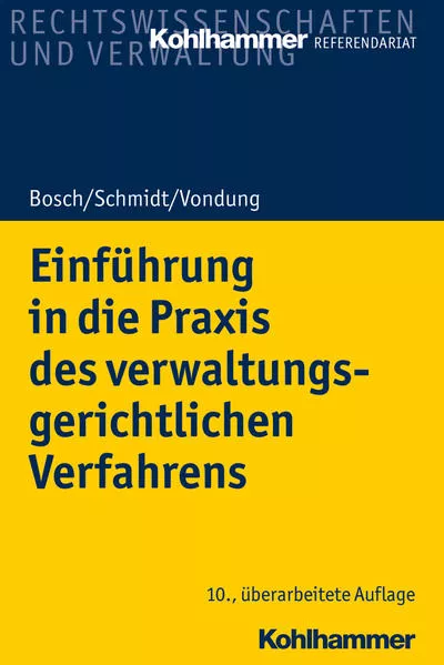 Cover: Einführung in die Praxis des verwaltungsgerichtlichen Verfahrens