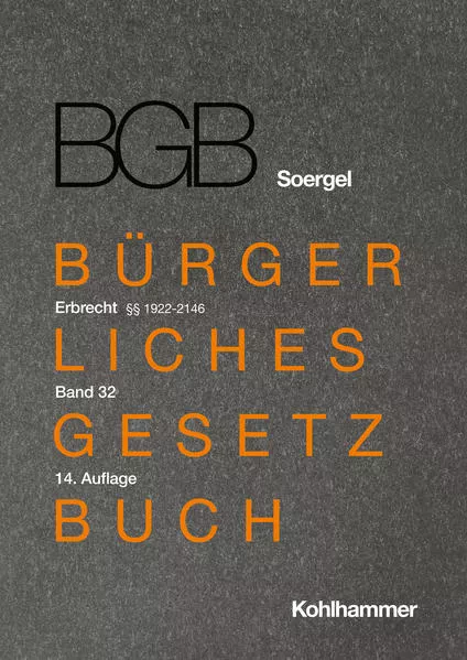 Cover: Kommentar zum Bürgerlichen Gesetzbuch mit Einführungsgesetz und Nebengesetzen (BGB) (Soergel)