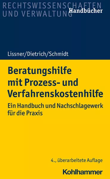 Cover: Beratungshilfe mit Prozess- und Verfahrenskostenhilfe