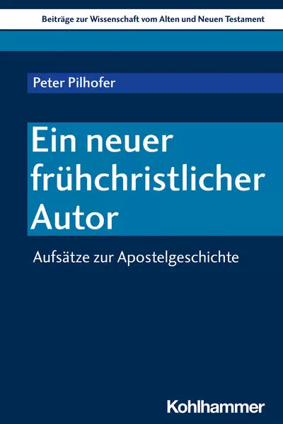 Cover: Ein neuer frühchristlicher Autor
