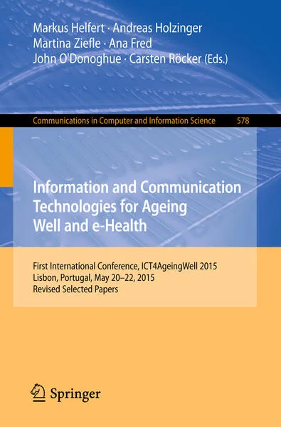 Cover: Information and Communication Technologies for Ageing Well and e-Health