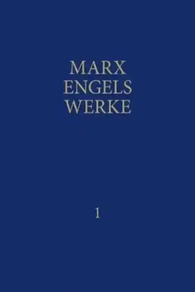 Cover: MEW / Marx-Engels-Werke Band 1