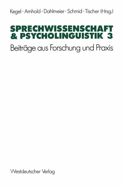 Sprechwissenschaft & Psycholinguistik 3