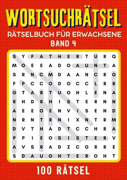 Wortsuchrätsel Rätselbuch für erwachsene - Band 4