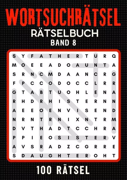 Wortsuchrätsel Rätselbuch - Band 8