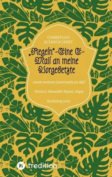 „Regeln“-Eine E-Mail an meine Vorgesetzte