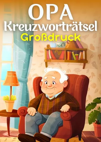 Opa's Kreuzworträtsel Großdruck ● Geschenk für Opa