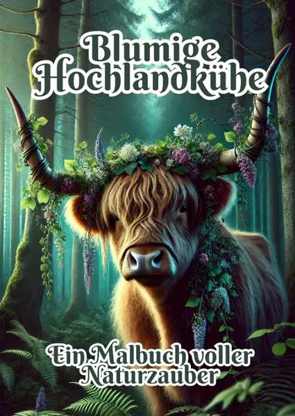 Blumige Hochlandkühe