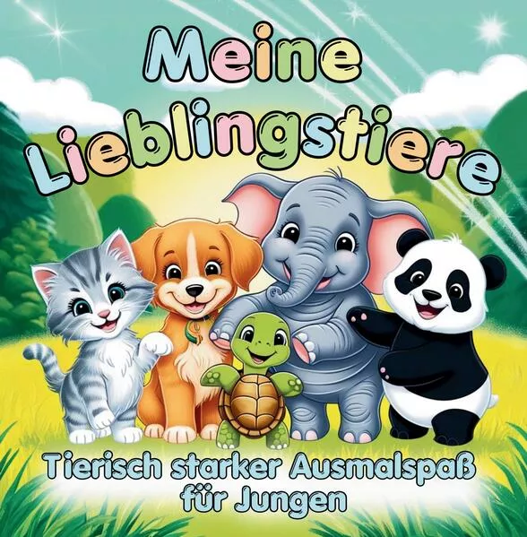 Meine Lieblingstiere – Ausmalspaß für Jungen ab 3 Jahren