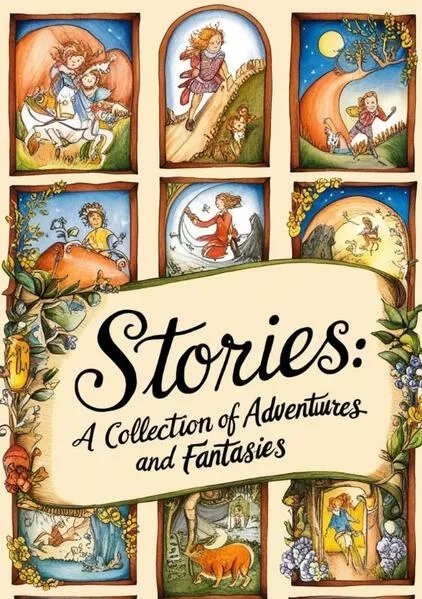 "Abenteuerliche Reisen für kleine Entdecker: Geschichten zum Träumen und Staunen" Kinderbuch "Ein Meer von Geschichten: Eine Sammlung von Abenteuern und Fantasien"